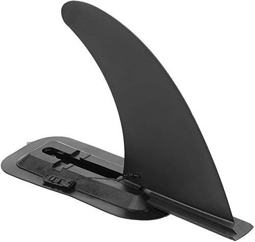 Aseeby Sup Fin 9 Inch Center Fin Replacement With Detachable Fin Dock Tail Fin For Long Board Paddle Board Surfboard Surfing Tail Rudder Kayak Fin #TOP1