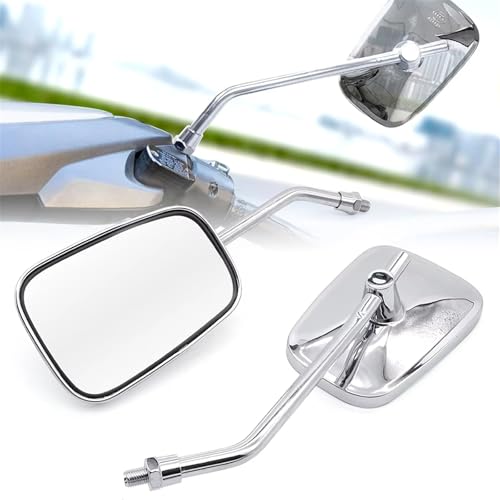 Espejo retrovisor moto para scooter y Cafe Racer en ciudad 3