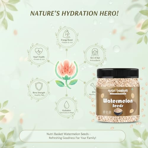 Image of Nutri Basket Seeds Combo (Watermelon, Pumpkin, Chia & Sunflower Seeds) | Gond Katira FREE | High Protein, Fiber & Omega-3 | Healthy Daily Nutrition Combo | 200 X 4 SEEDS + FREE 200GM GOND KATIRA |