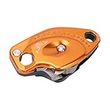 Bnineteenteam Descenso de Escalada, Dispositivo de Rappel de Aluminio para Trabajos a Gran, Límite de Carga de 15 KN con Acabado Anodizado Compacto para Rescate de Emergencia