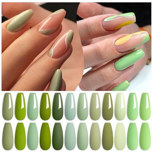 Set de 12 Esmaltes en Gel MTSSII Verde miniatura 4