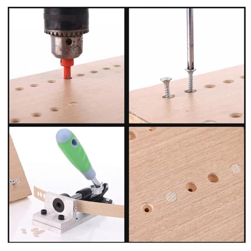 Machine à poinçonner manuelle guide de trous bois et cuir 8mm 15mm