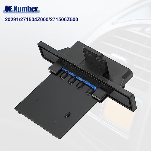 Image of ACROPIX Car HVAC Blower Motor Resistor Heater Fit for Nissan Sentra 2000-2006 NO. 20291 /271504Z000 /271506Z500 - Pack of 1 Black
