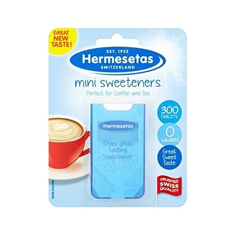 Hermesetas Mini Sweetener Tablets (Pack of 6, Total 1800) Cover