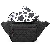 Small Diaper Bag with Portable Changing Pad, Crossbody Diaper Bag Pack with Wipes Pocket for Mom and Dad, Mini Diaper Bag Fanny Pack for Baby Travel, Black