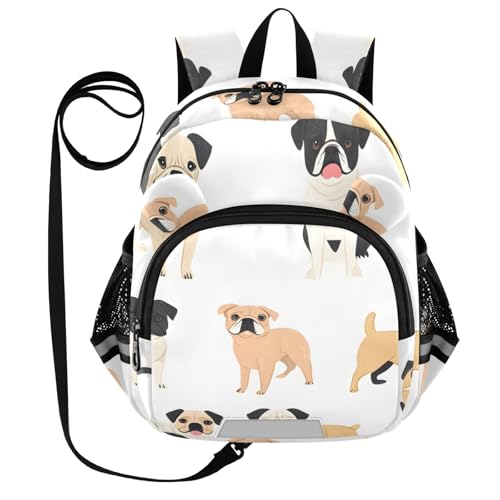 Kid's Backpack for Boys & Girls Toddler Bag Dogs Backpack with Safety Leash