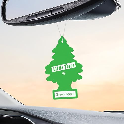 Image of Little Trees Green Apple Air Freshener, (Pack of 24)