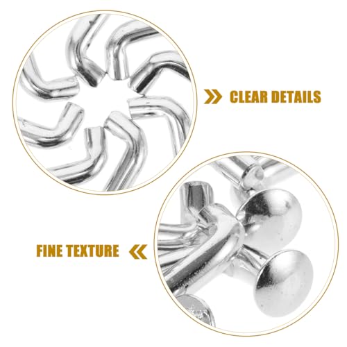 ULTECHNOVO Sicherungsstift Für Schwerlastregal 7Mm Sicherheitsclip Mit Großem Flachkopf Für Palettenregal Und Regalsysteme Im Lager 50 Stück