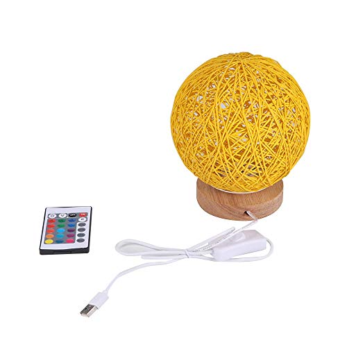 YanFeng Lampada a sfera sferica, lampada da tavolo...