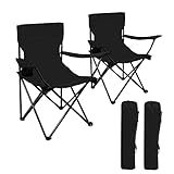 Cambyso 2Packs Lawn Chairs Portable Chair with Strap Bag Beach Chairs Folding Lightweight Sturdy...