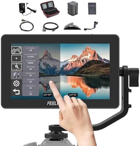 Amazon.com: FEELWORLD F6 Plus V2 DSLR Camera Field Monitor Touch
