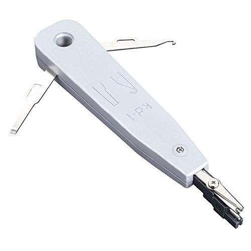 Kuman Network Cable Tester, RJ45 RJ11 Cat5 Wire Crimper Stripper with 10pcs Crystal Connctors Tool Set P9100