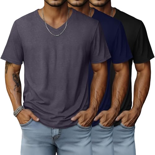 T-shirt col en V homme Neer lot de 3 pour en finir avec les hauts inconfortables