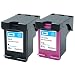 Produktbild 1 Stk. Schwarz + 1 Stk. Dreifarbiger wiederaufgearbeiteter Tintenpatronen-Ersatz, kompatibel mit HP63XL HP2130 OfficeJet 4520 4650 3632