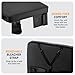 Alpcour Portable Extra Thick Heated Stadium Seat Cushion – Bleacher Cushion with Side Pocket, Cup Holder, Waterproof, Anti-Slip, and Straps – Perfect for Football Seats and Bench Seats for Bleachers