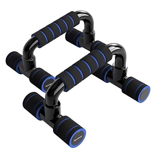 Readaeer --Pushup Bar,Soporte para Flexiones, Negro (Azul)