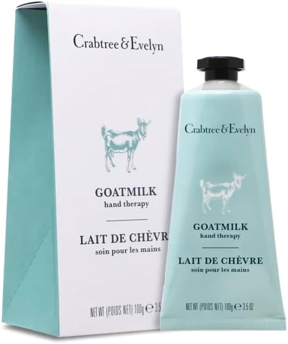Crabtree & Evelyn Goat Milk Hand Therapy Cream, 3.5 oz Moisturizer