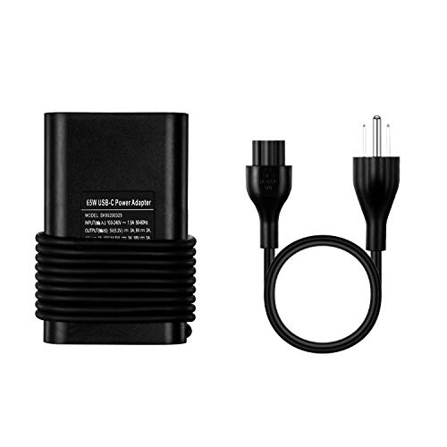 65W 20V 3.25A USB-C Power Adapter Charger for Dell LA65NM170, 2YKOF, 02YKOF, Dell