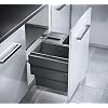 Hailo Cargo Synchro Küchen-Abfalleimer, Kunststoff, Grau, One Size
