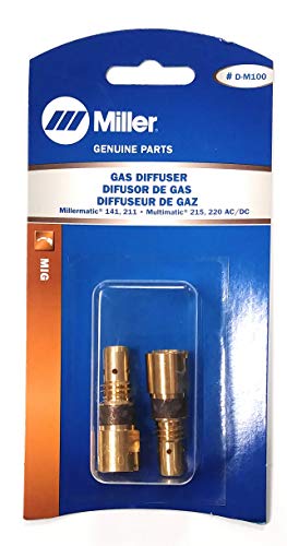 Miller Gas Diffuser For Mig Welding Gun, Part No. D-M100 (2 Per Pack) #TOP1