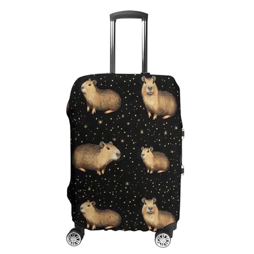 Capybara Travel Luggage Cover Suitcase Protector Baggage Covers for Men Women L