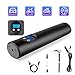Produktbild OiLiehu Elektrische Luftpumpe Mit Akku Luftpumpe Mit 2000mAh Akku, Wiederaufladbar 12V 150 PSI Tragbarer Akku Luftkompressor Mit LCD Display, USB Ladekabel,FüR Fahrrad, Motorrad,Autoreifen