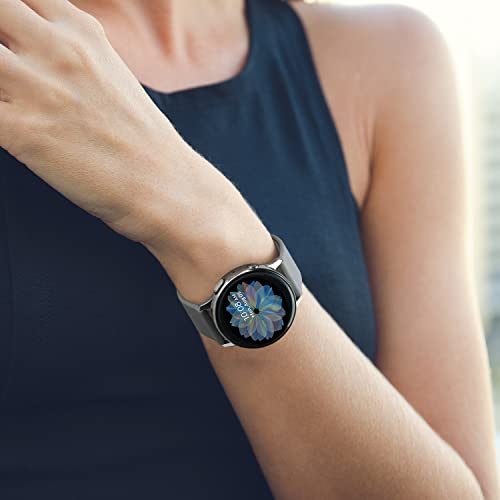 Tobfit 20mm Watch Bands Quick Release Watch Straps with Color Matched Metal Buckle, Soft Silicone Breathable Replacement Sport Watch Wristbands for Women Men by Tobfit - Image 7