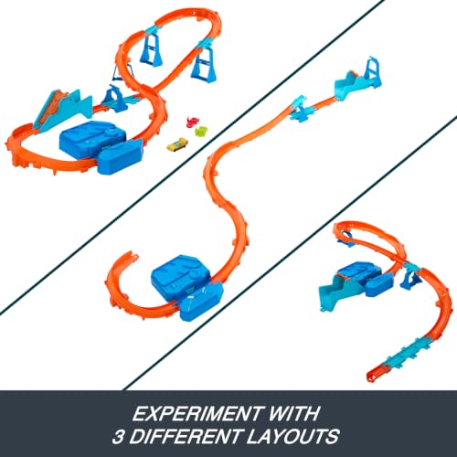 Hot Wheels Track Creator Boosted Jump Speedway Set & Toy Car - image 5