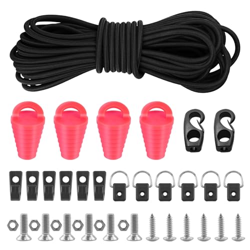 Apaspoil Kayak Deck Rigging Kit and Kayak Scupper Plugs