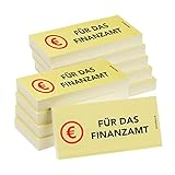 PRICARO Haftnotizen "Für das Finanzamt", 100 Blatt, 10 Stück