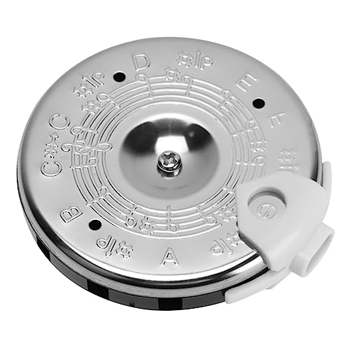 VICASKY 13löcher Gitarrenstimmgerät Chromatischer Tuner Für Violinen Und Bässe -violinstimmgerät Präziser Basstuner Silber