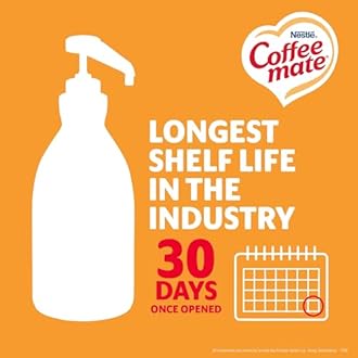 Nestle Coffee mate Coffee Creamer, Caramel, Concentrated Liquid Pump Bottle, Non Dairy, No Refrigeration, 50.7 Fl. Oz (Pack of 2)
