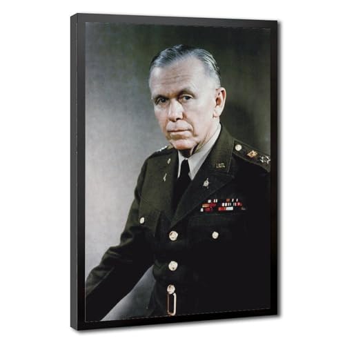 Impression sur toile George C Marshall cadre 50x75 cm