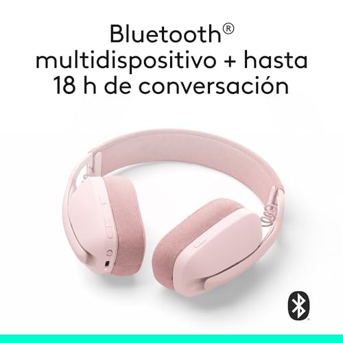 Miniatura 6 de Logitech Zone Vibe 100 Auriculares Inalámbricos Ligeros. Micrófono Con Cancelación De Ruido, Bluetooth Multidispostivivo Avanzado, Funcionan Con Teams, Google Meet, Zoom, Mac Pc - Rosa