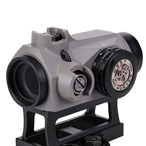Westhunter Rd-X Gen Ii 1X22 Waterproof Red Dot Sights Tactical Reflex Airsoft Scope With Qd Picatinny Riser Mount | Tan #TOP6