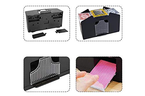 CLICLED Mescolatore Carte Automatico 2 mazzi di
