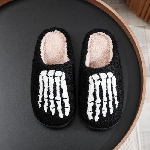 Image of Slippers for Women Men Fuzzy Memory Foam Slipper Fluffy Winter Soft Warm Slip On House Shoes