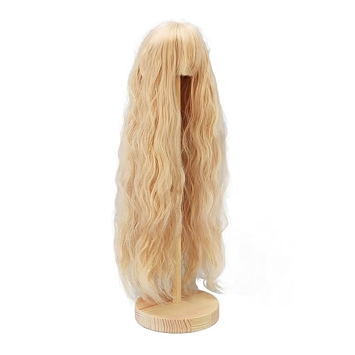 Perruque de poupée bouclée résistante à la chaleur avec filet élastique - 6