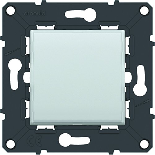 Arnould ARN51012 Interrupteur témoin 10 A Espace Evolution Enjoliveur Blanc