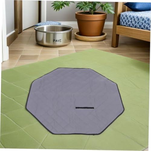 Coussin pour cage de chien lavable tapis imperméable octogonal
