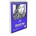 Art-N-Fly Artists Sketchbook 100 Sheets 9x12 Medium Texture Sketchpad for Drawing General Use Spiral Bound Sketch Pad for Pencil Pastel Sketching