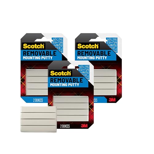 Scotch Removable Adhesive Putty 3-Pack