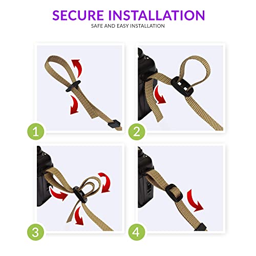 Art Tribute Camera Strap For All Dslr Camera. Red Vintage Woven Embroidered Elegant Universal Neck & Shoulder Strap, Floral Pattern, Great Photographer Gift For Men & Women Photographers #TOP4