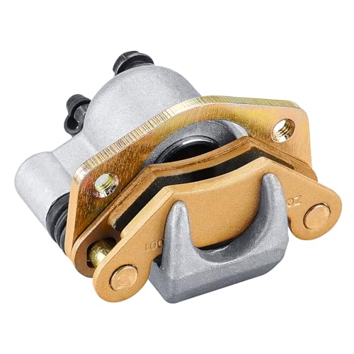 Magorfas Rear Brake Calipers & Pads Fit for Polaris Hawkeye 2x4 2007-2011, Predator 500 2003-2007, Outlaw 450 500 525 2006-2010, Sportsman 300 400 HO 08-10 for 1911539 1911169 1910689 ATV Brakes - 1 P