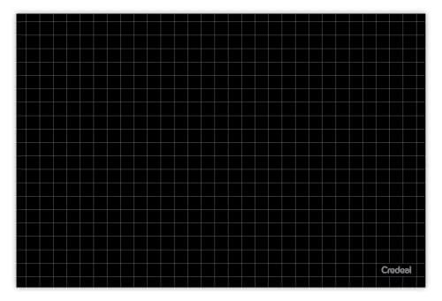 Ficha 4 X 6 Quadriculada Papel Preto 50 Folhas