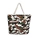 Premium Camouflage Canvas Tote Shoulder Bag Handbag