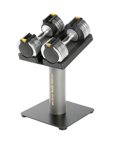 Dumbbells Pair Gold's Gym Adjustable Dumbbells 50 Lbs Golds