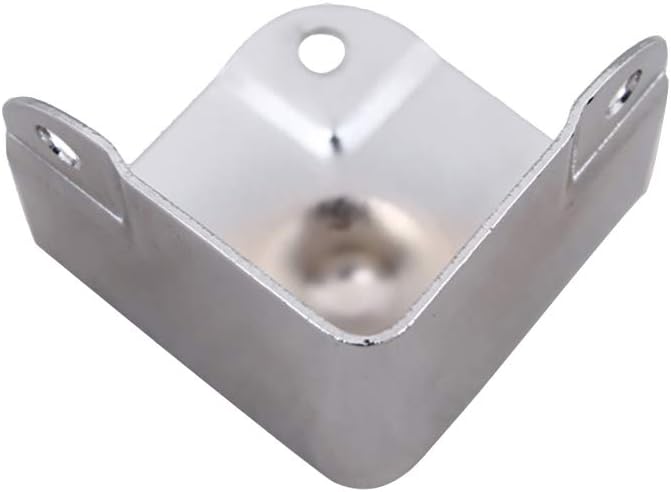 8Pcs Galvanized Tool Box Corner Protectors Aluminum Box Angle Guard Metal Wrap Angle