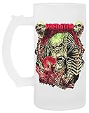 Imprimé en UE Predator Art Tasse De Chope De Bière En Verre Glass Beer Mug Cup