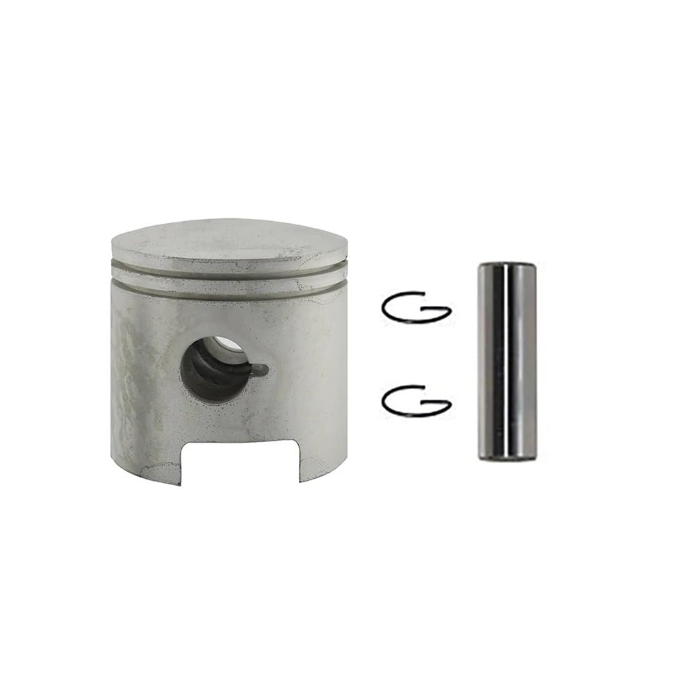 Pistons pour moteur hors-board 2 temps assurant une compression maximale